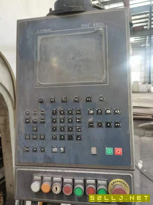 出售力豐機(jī)床W67K-800噸/5米數(shù)控液壓折彎機(jī)一臺(tái)。加高行程，開啟高度：1米.