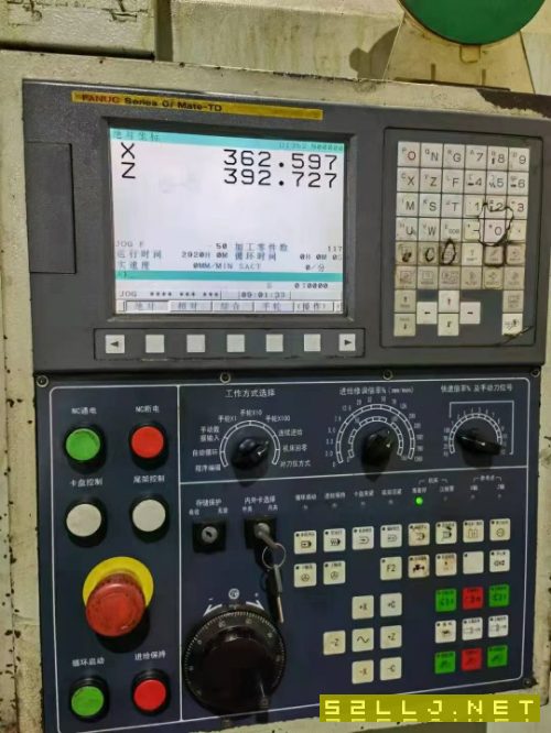 出售：同款兩臺長城CK7163A刀塔式數控斜車，配12寸液壓卡盤，發那科TD高配.
