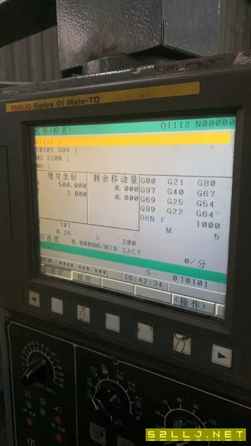 611002000齊航數控車床在位出售法拉克系統