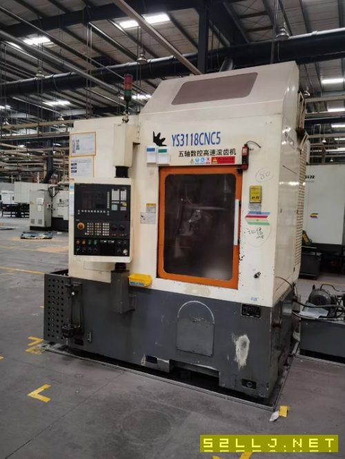 重慶YS3118CNC5五軸數控滾齒機在位出售。