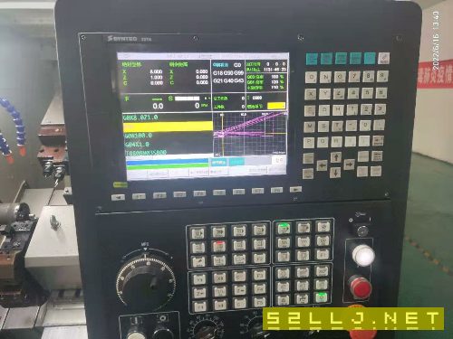 三臺(tái)2021年同款普森數(shù)控斜身車銑CK46D，用了1500.