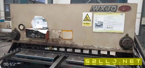 出售無錫金球122500閘式剪板機