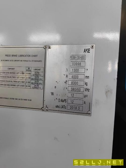WF67K-125T/4000數控折彎機4