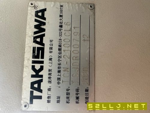 2021年日本原裝瀧澤2100L6數控斜軌車床