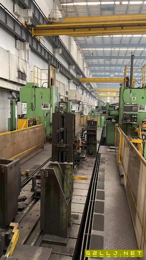 日本不二精機2x8米對頭鏜銑加工中心