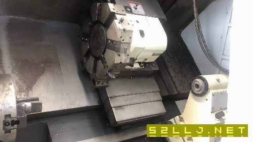 同款兩臺友佳450數控車床，斜床身，斜車，10寸卡盤，.