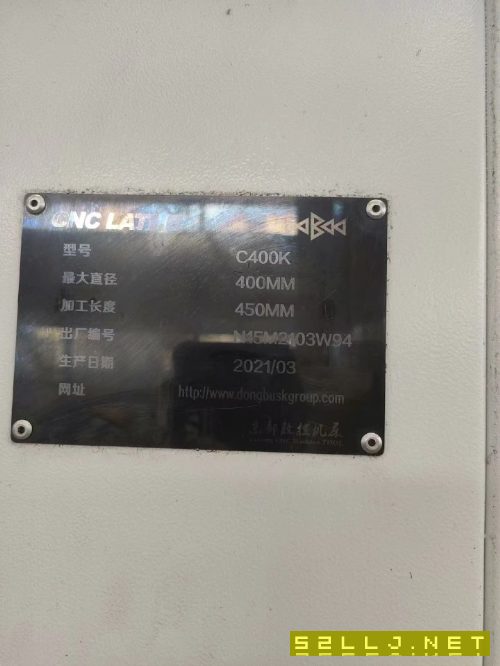 自用精品東部數控400k斜車，廣數988ta系統，新機安裝未用。