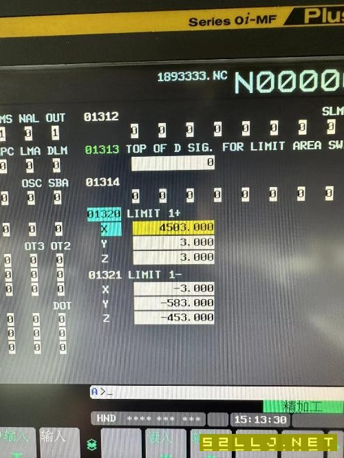 普拉迪PYC-4500一臺，發那科MF&amp;amp；#160；Plus系統，主.