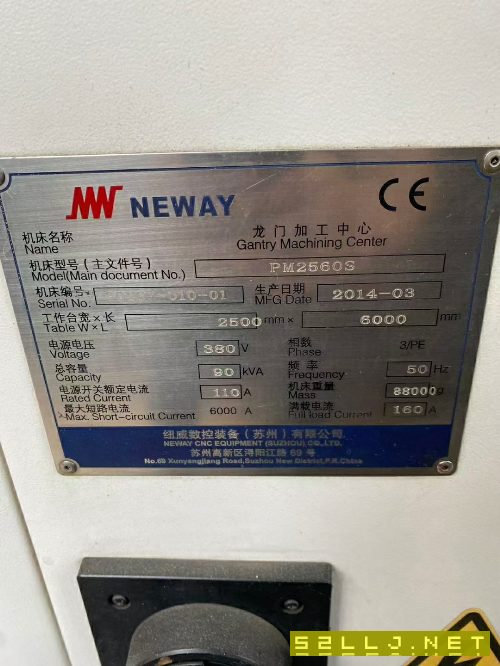 重型紐威PM2560S數控龍門