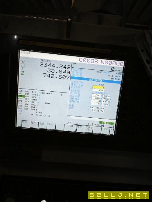 剛剛買下：2022年7月南通國(guó)盛GMF4034R數(shù)控龍門(mén)加工中.