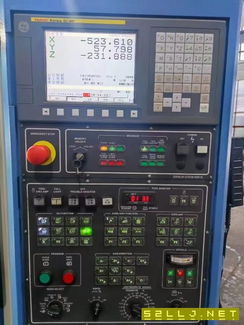 臺灣原裝大立1060重型數(shù)控銑。發(fā)那科.OI-MF1包系統(tǒng)。.