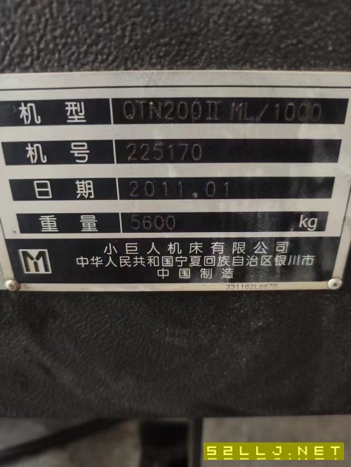 出售:2011年馬扎克QTN200ML車銑復合，加工長度一米。