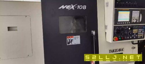 出售瀧澤NEX108數控車床一臺，8寸卡盤，12工位
