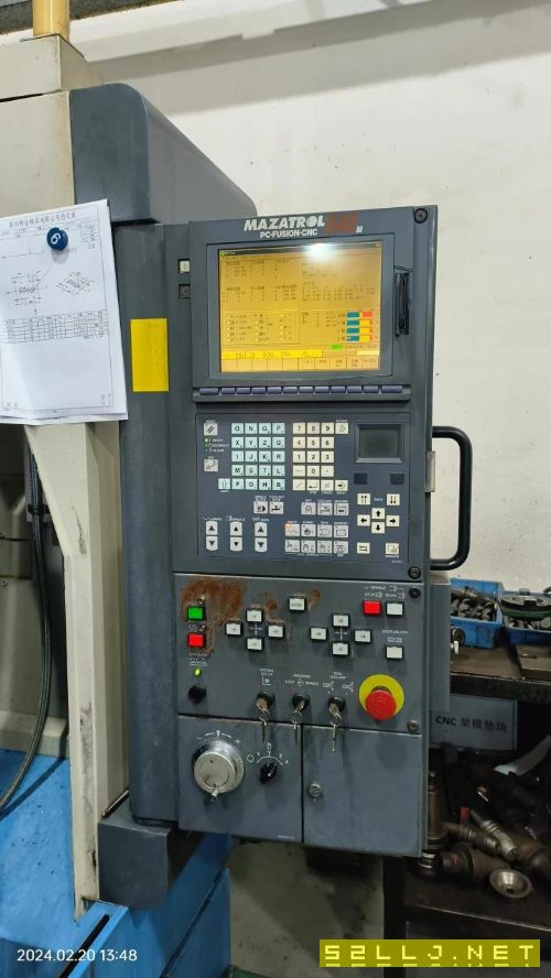 主軸20000轉/分鐘，BT50刀柄，馬扎克640M系統，中心出.