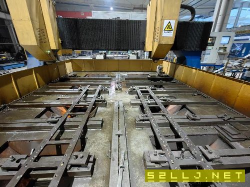 出售：濟南法特，5x5米數控鉆龍門鉆。