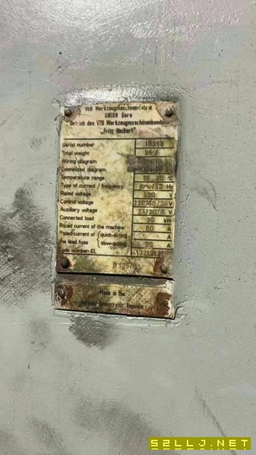 德國原裝尤尼130落地鏜床，左右行程四米，上下行程一米八，前后立柱行程500.