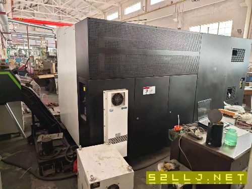 國盛lHT1031數控車床、發那科Plus系統、12寸卡盤、12工位刀塔、帶尾座、加.