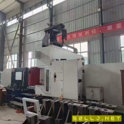 工廠在位出售喬峰LM3218龍門加工中心一臺，2021年12月.