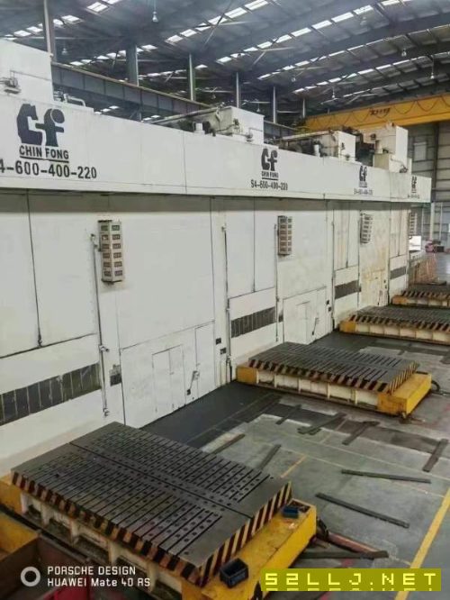 金豐四點壓力機全自動沖壓流水生產線全封閉，全自動化.