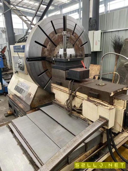 普利森數控端面車床64160，回轉直徑1600MM，加工長度5.