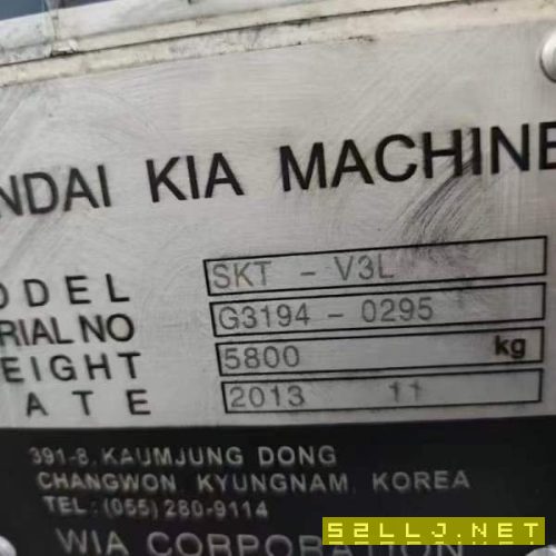 特價韓國原裝進口起亞SKT-V3L/R數控立車，12寸卡盤，.