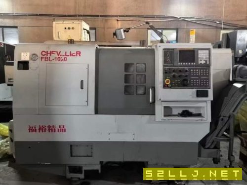 同款二臺臺灣福裕FBL-10200斜軌數控車床，8寸卡盤，8.