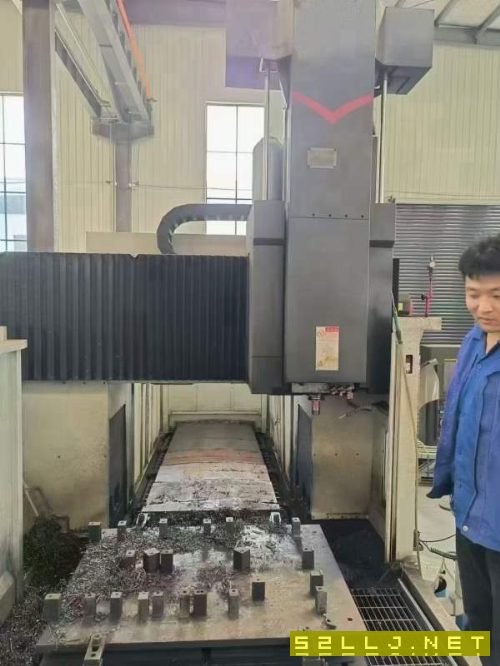 海天3013數(shù)控龍門工作臺31.3米，門寬1.38米，法蘭克系.