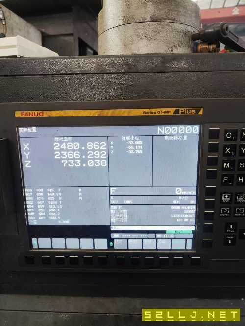 2020年底昆明臺正3605數控龍門銑，工作臺3米X5米，門.