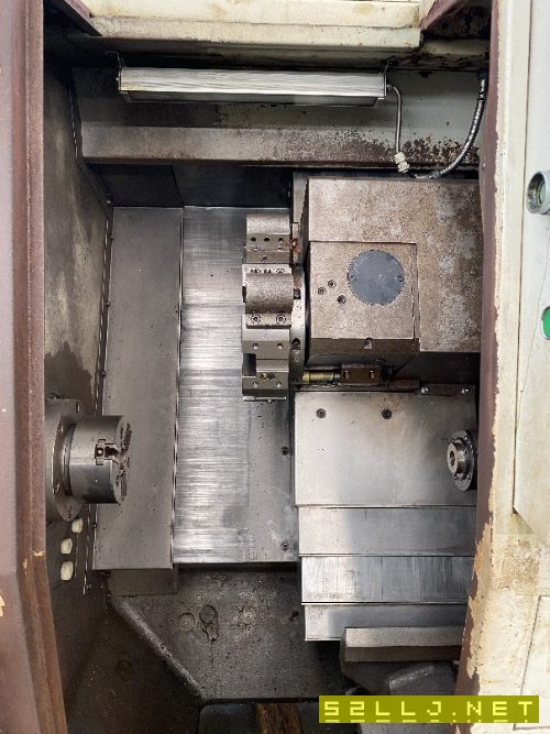 大連斜車，發那科系統，回轉直徑500，長度300，帶尾座