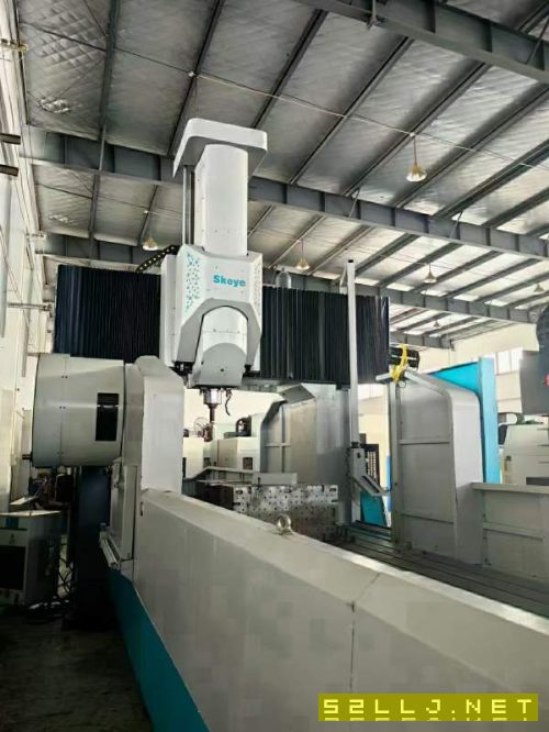 柯業6022龍門加工中心工作臺:6000-1800門寬:2200.門高.