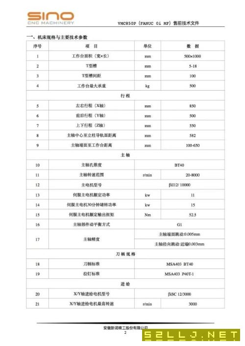 同款兩臺2021年新諾VMC850P重型加工中心，發那科MFpls.