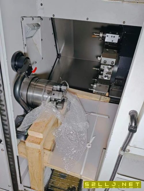 同款4臺，韓國原裝斗山220數控車床，配A2-6主軸過棒料.