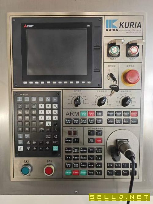 剛到一臺江蘇德上kc-50數控斜軌車床，三菱E80系統(tǒng)，8.