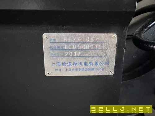 臺灣龍澤108刀塔車床發那科系統，雙軸滾柱線軌，8寸卡.