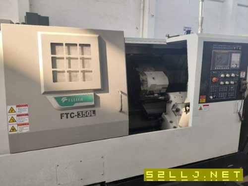 經典友佳FTC-350L，8寸液壓卡盤，8工位刀塔，液壓尾座.