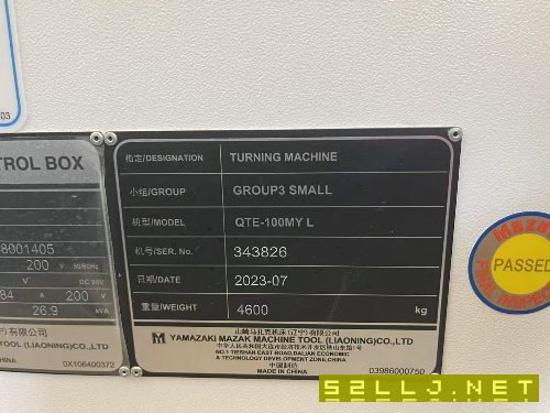 剛剛買下：馬扎克100MYL車銑復合，6寸卡盤，12工位刀.