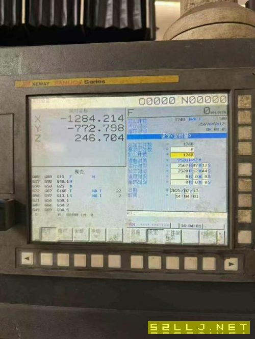 大美江西剛剛買下紐威6032龍門加工中心，工作臺2米6米.