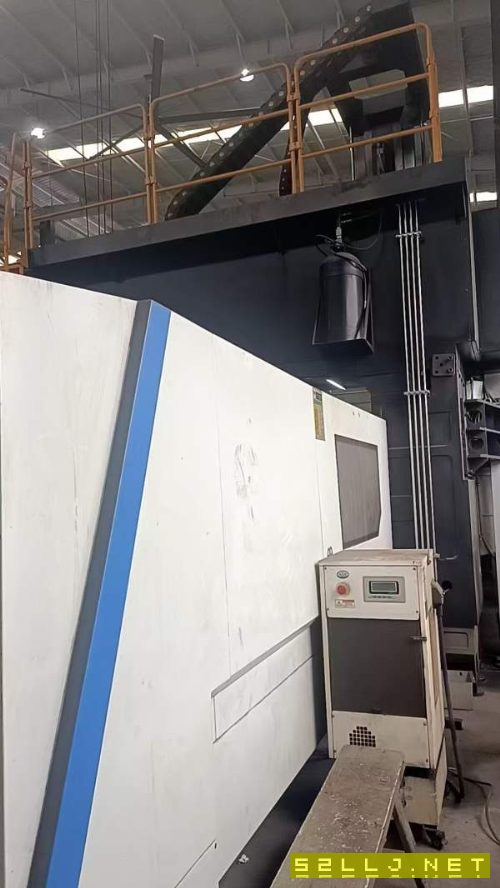 湖南工廠剛剛買下國盛4027龍門一臺，工作臺2米4米，門.