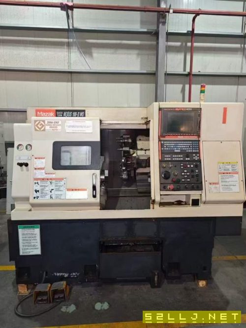 日本原裝馬扎克QTN-100MS，雙主軸車銑復合
