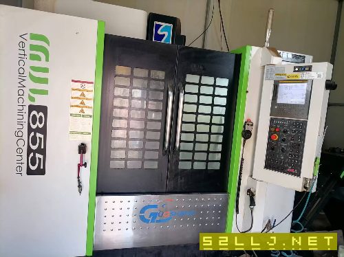 出售2019年國盛855立式加工中心，線規機，安裝少用。