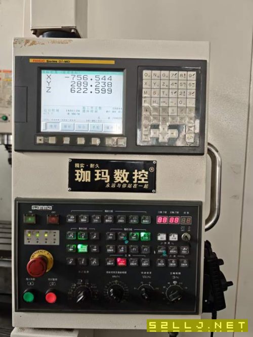 臺(tái)灣伽瑪1200數(shù)控銑、發(fā)那科系統(tǒng)@驅(qū)動(dòng)、BT50主軸6000.