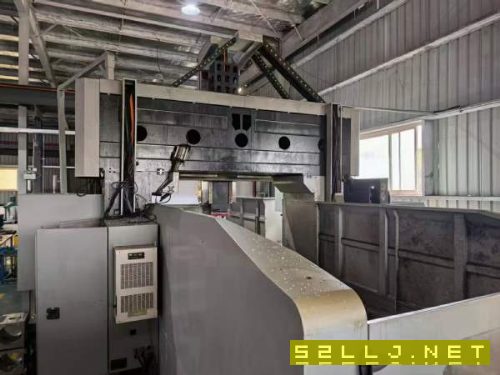 工廠在位珂業，臺灣省原裝瀧鋒光機SK-4025龍門加工中.