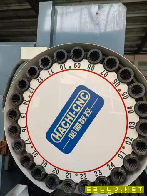 哈馳6500型材加工中心，BT40主軸12000轉速，24把機械.