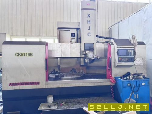 精品2019年大連鑫弘1.6米數(shù)控立車，卡盤1.4米，電動刀架，加工高度多少1米.