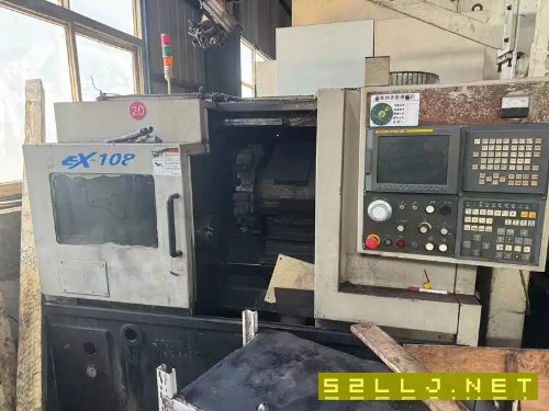 龍澤106斜導軌數控車，發那科系統，可以試機。