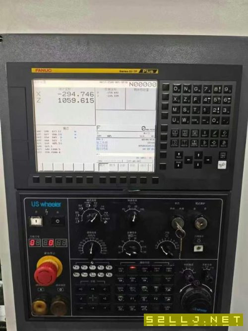 杭州惠勒LT-210數控車床，2021年出廠，發那科Plus系統.