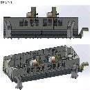 哈馳 雙頭機HZ6500C2W型材加工中心
