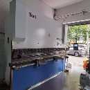 江蘇亞威4 1組110噸4.1米高速折彎機，進口53觸摸.