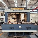 海天630雙工位臥式加工中心，BT50齒輪頭，正常使用，三硬軌，發(fā).