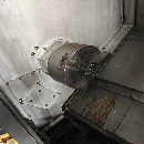 斗山2450車床，10寸卡盤，12工位刀塔，帶尾座，帶油霧.